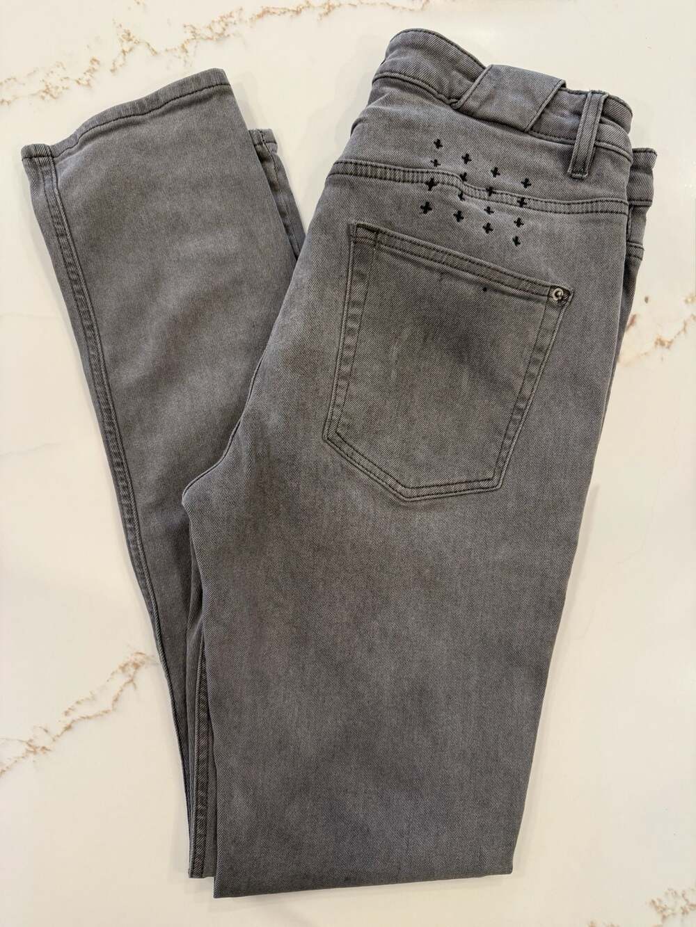 Ksubi Grey Slim Fit Jeans Size 33